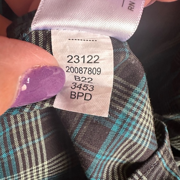 Duluth Trading Untucked Men’s Long Sleeve Button Down 2XL Multicolor Shirt - Picture 7 of 8